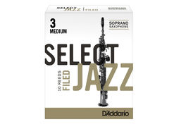 Ancia Sax Soprano Daddario Select Jazz Filed 3M