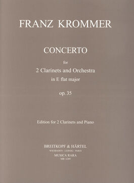 KROMMER, FRANZ.-Concerto Mi Bemolle Maggiore Op,35 (DECHANT)