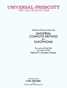 DEVILLE, PAUL.- UNIVERSAL PRESCOTT - Metodo Completo per Sassofono