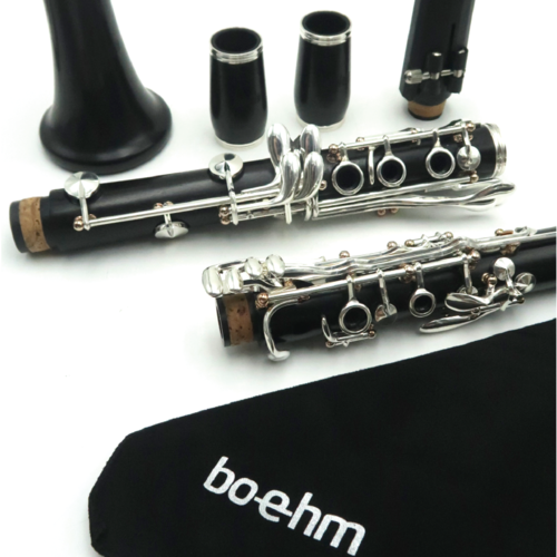 Clarinetto Sib Boehm Star Ebony 17 Chiavi Argentate y Colonnine Dorate