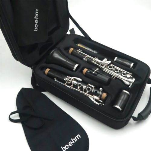 Clarinetto Sib Boehm Star Ebony 17 Chiavi Argentate y Colonnine Dorate