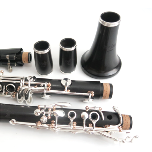 Clarinetto Sib Boehm Star Ebony 17 Chiavi Argentate y Colonnine Dorate