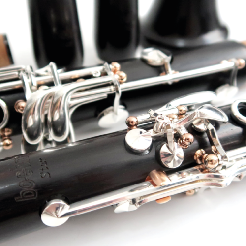 Clarinetto Sib Boehm Star Ebony 17 Chiavi Argentate y Colonnine Dorate