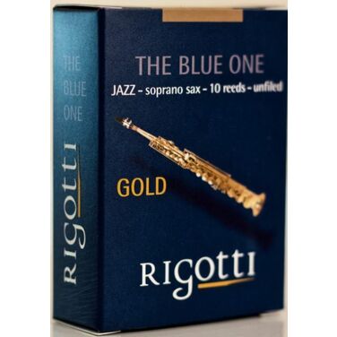 Ancia Sax Soprano Rigotti Gold Jazz 3 Strong