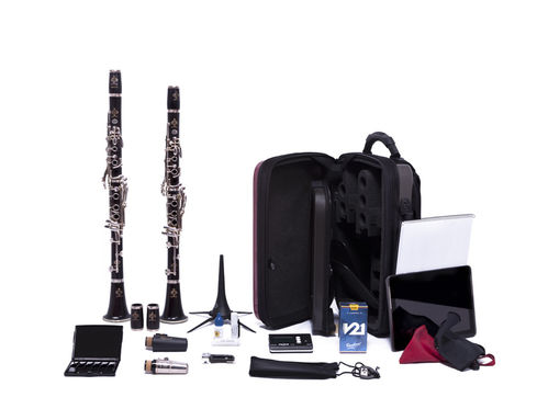 Custodia 2 Clarinetti Bags Evolution EV-1 Rosso Vino Metallizzata