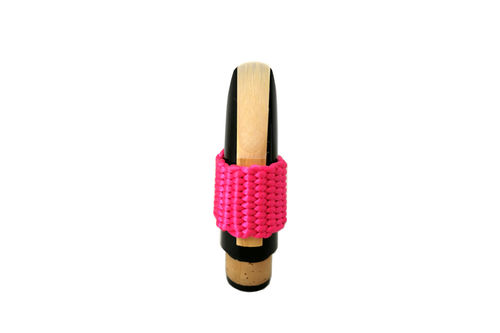 Abrazadera Clarinete Sib Bambu Pink frente