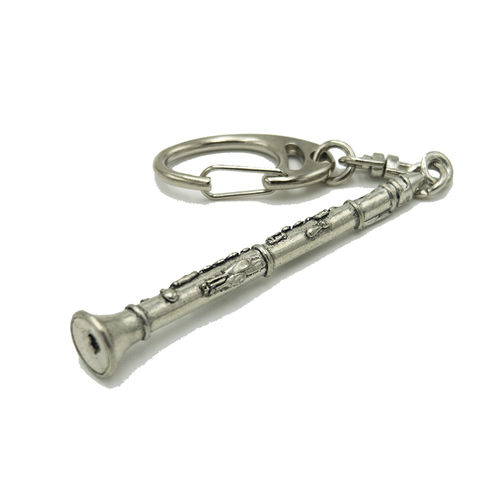 Portachiave Clarinetto KY metallo argentato