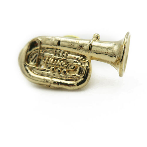 Spilla Tuba dorata 18k