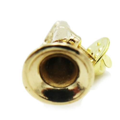 Spilla Tuba dorata 18k