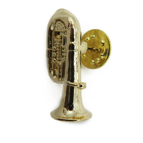 Spilla Tuba dorata 18k