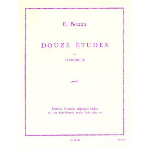 BOZZA, E.- 12 ESTUDIOS