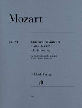 MOZART, WOLFANG AMADEUS.- Concerto La Maggiore KV.622 (URTEXT - WIESE) Clarinetto in LA