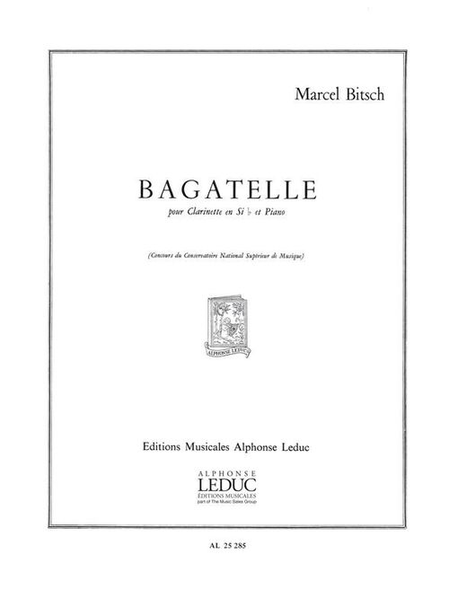 BITSCH, MARCEL.- BAGATELA (BAGATELLE)