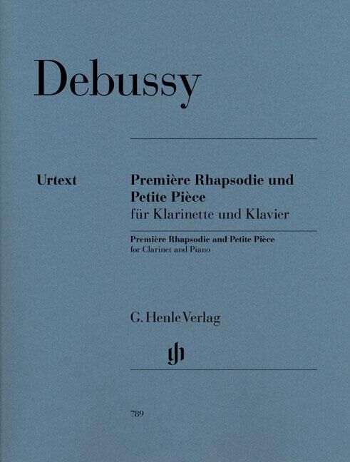 DEBUSSY, CLAUDE.- PRIMERA RAPSODIA Y PEQUEA PIEZA URTEXT