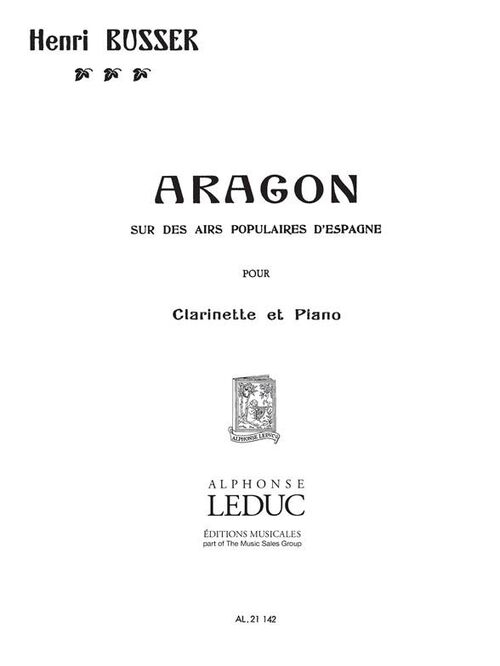 BUSSER, HENRI.- ARAGON