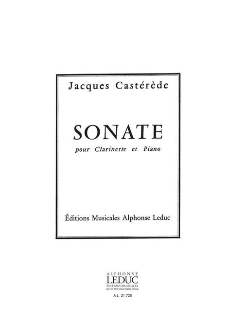 CASTEREDE, JACQUES.- SONATA