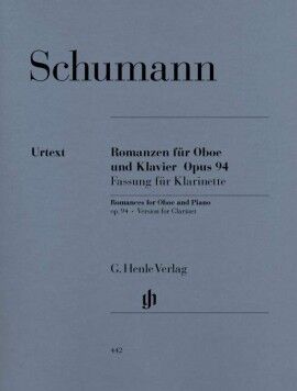 SCHUMANN, ROBERT.- TRES ROMANZAS OP.94 URTEXT