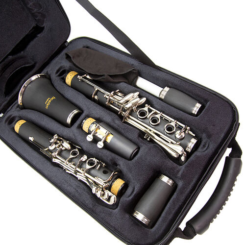 Clarinete Sib Boehm Beginner Abs 17 LLaves Niqueladas