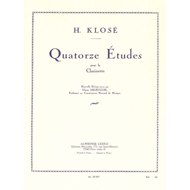 KLOSE.- 14 ESTUDIOS (14 ETUDES)